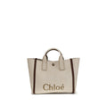 Chloé Beige Cotton Shoulder Bag