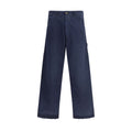 Margiela Blue Cotton Casual Pants
