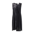 Margiela Black Acetate Casual Dress