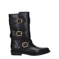 Celine Black Leather Boots