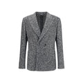Dolce & Gabbana Gray Fleece Wool Coat