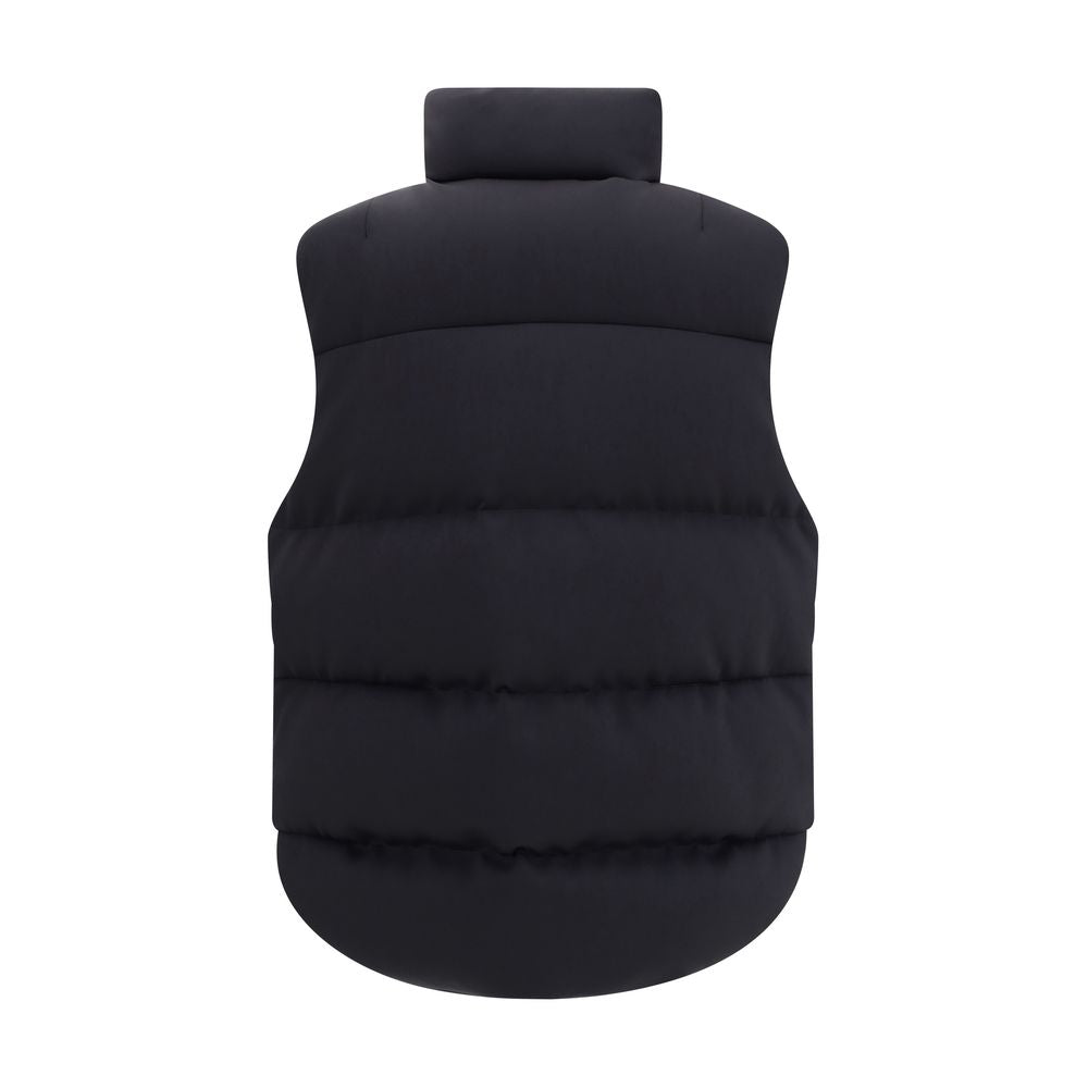MONCLER x EDWARD ENNINFUL Black Polyamide Sleveless Jacket
