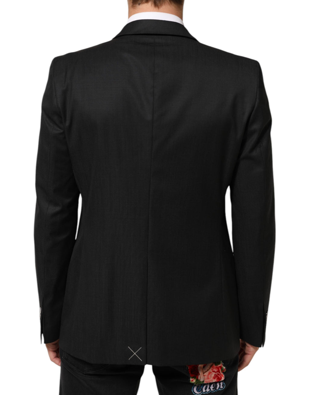 Dolce & Gabbana Black Single Breasted Men Coat MARTINI Blazer