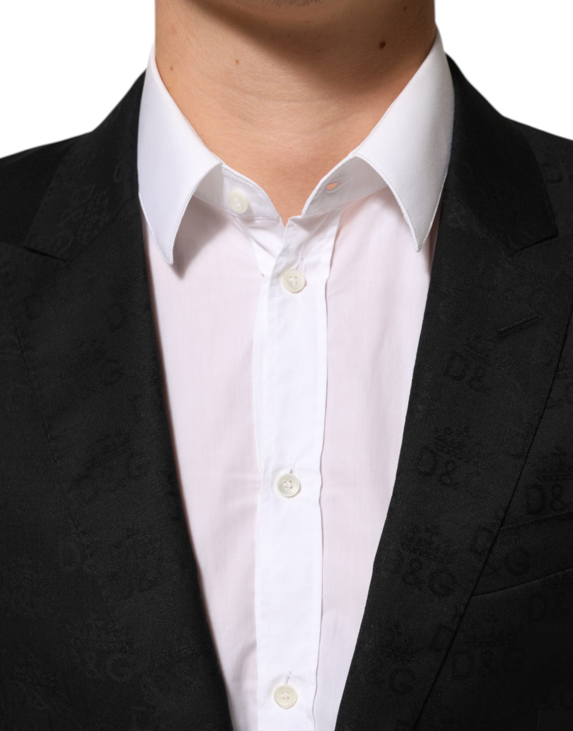Dolce & Gabbana Black MARTINI 2 Buttons Suit Jacket Blazer