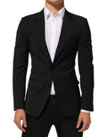 Dolce & Gabbana Black STAFF 2 Buttons Suit Jacket Blazer