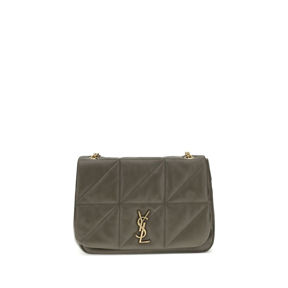 Saint Laurent Bicolor Calf Leather Bos Taurus Shoulder Bag