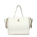 Jimmy Choo White Leather Shoulder Bag
