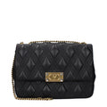 Valentino Garavani Black Leather Shoulder Bag