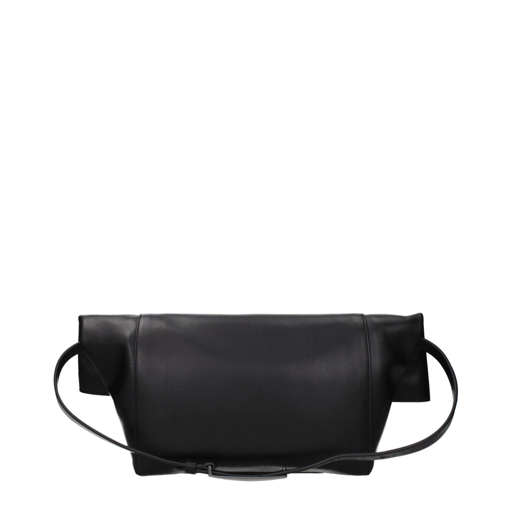 Max Mara Black Leather Shoulder Bag