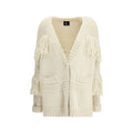 Moncler Grenoble Cream Polyamide Cardigan