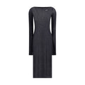 Miu Miu Black Cotton Casual Dress