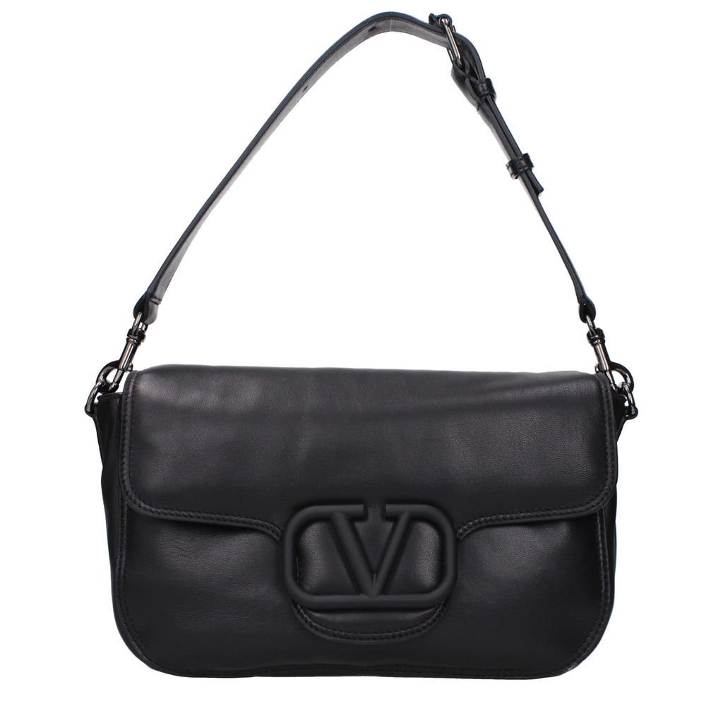 Valentino Garavani Black Leather Handbag