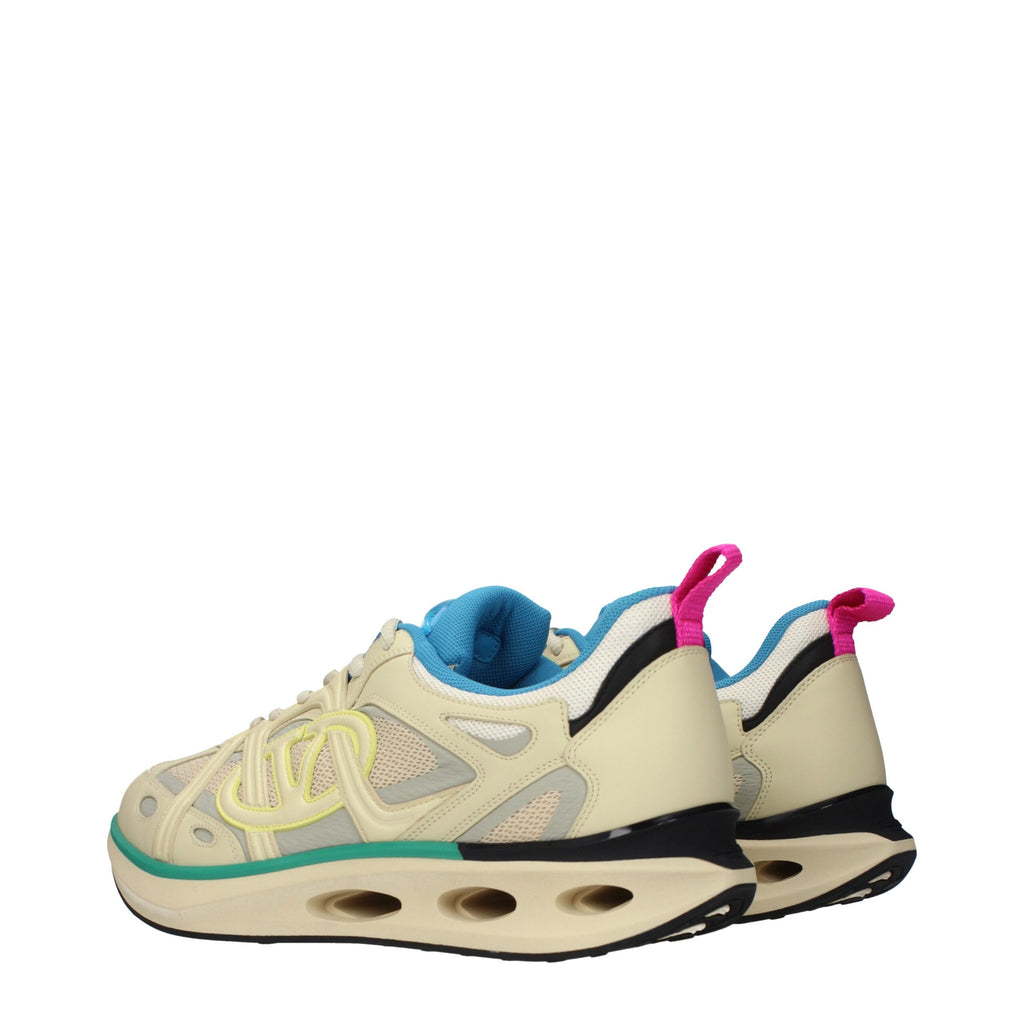 Valentino Garavani Beige Fabric Athletic Sneakers