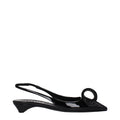 Prada Black Leather Sandals