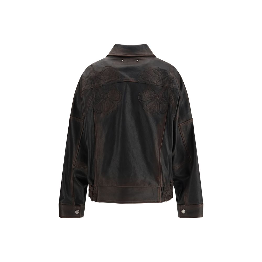 Golden Goose Brown Viscose Bomber
