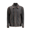 Golden Goose Brown Goatskin Bomber