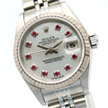 Rolex Datejust 10-Piece Ruby Y-Series Watch, 18K White Gold (White Gold)