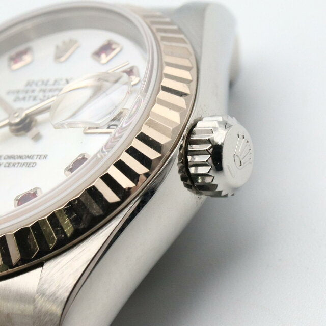 Rolex Datejust 10-Piece Ruby Y-Series Watch, 18K White Gold (White Gold)