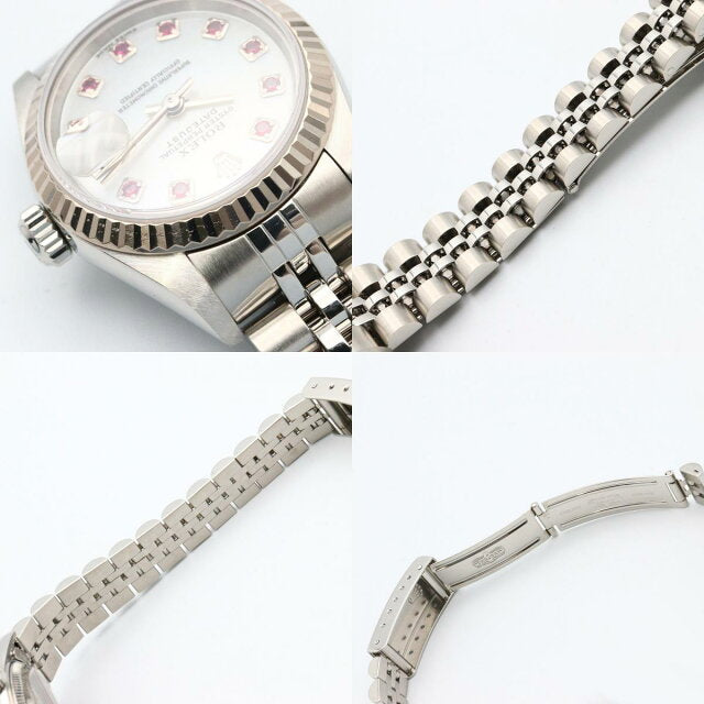 Rolex Datejust 10-Piece Ruby Y-Series Watch, 18K White Gold (White Gold)