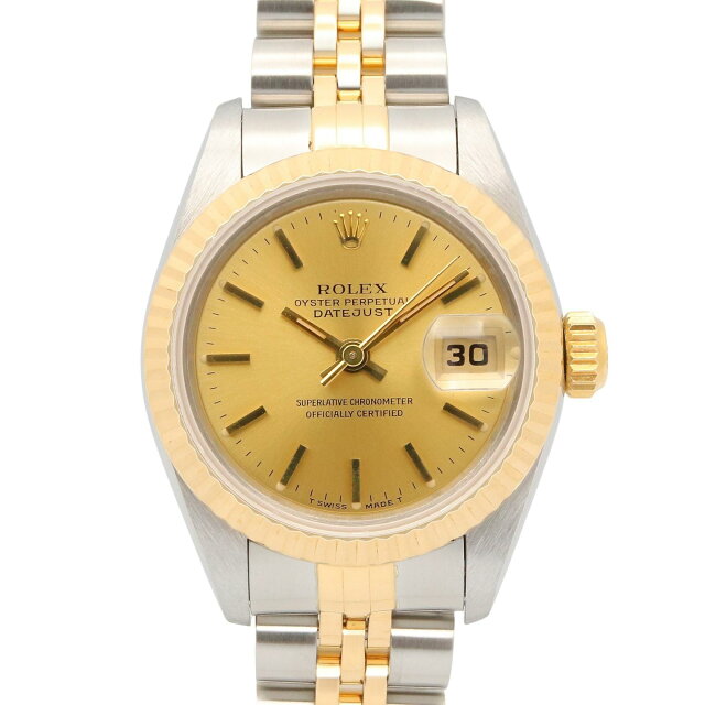 Pre-owned Rolex Datejust S-series watch in 18K yellow gold and stainless steel