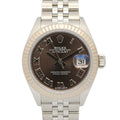 Pre-owned Rolex Datejust 18K white gold and stainless steel