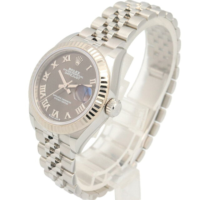 Pre-owned Rolex Datejust 18K white gold and stainless steel