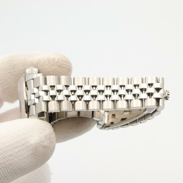 Pre-owned Rolex Datejust 18K white gold and stainless steel