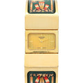Pre-owned Hermès Loke watch GP (gold-plated) women gold