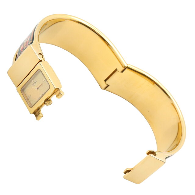 Pre-owned Hermès Loke watch GP (gold-plated) women gold