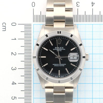 Pre-owned Rolex Date Oyster Perpetual Watch Stainless Steel 15210 Automatic