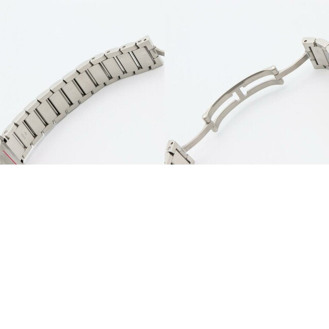 (Pre-owned) Cartier Tank Française SM watch stainless steel women silver