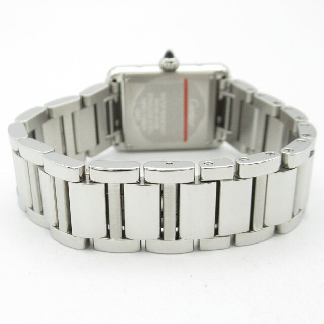 Cartier Tank Must SM watch, stainless steel, women's, silver, WSTA0051 (pre-owned)