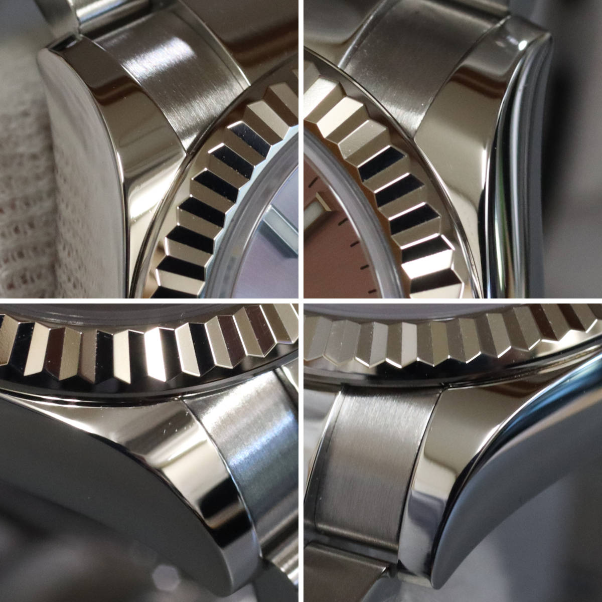 Pre-owned Rolex Datejust 28 Pink White Gold Oyster Bracelet