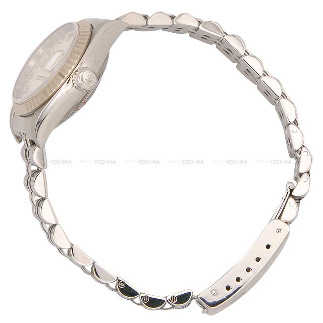 ROLEX Datejust 79174 with 10 diamonds, Silver